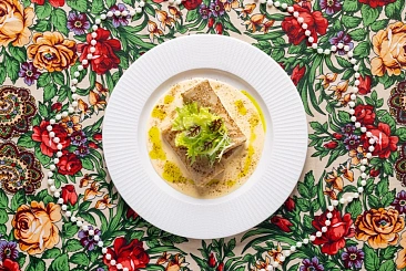 Блины с курицей и грибами