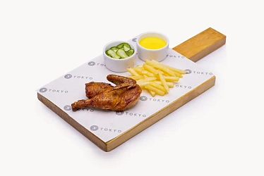 Цыпленок с картофелем фри