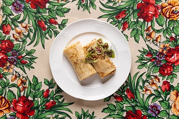 Блины с мясом