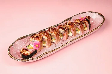 Ролл розовый дракон